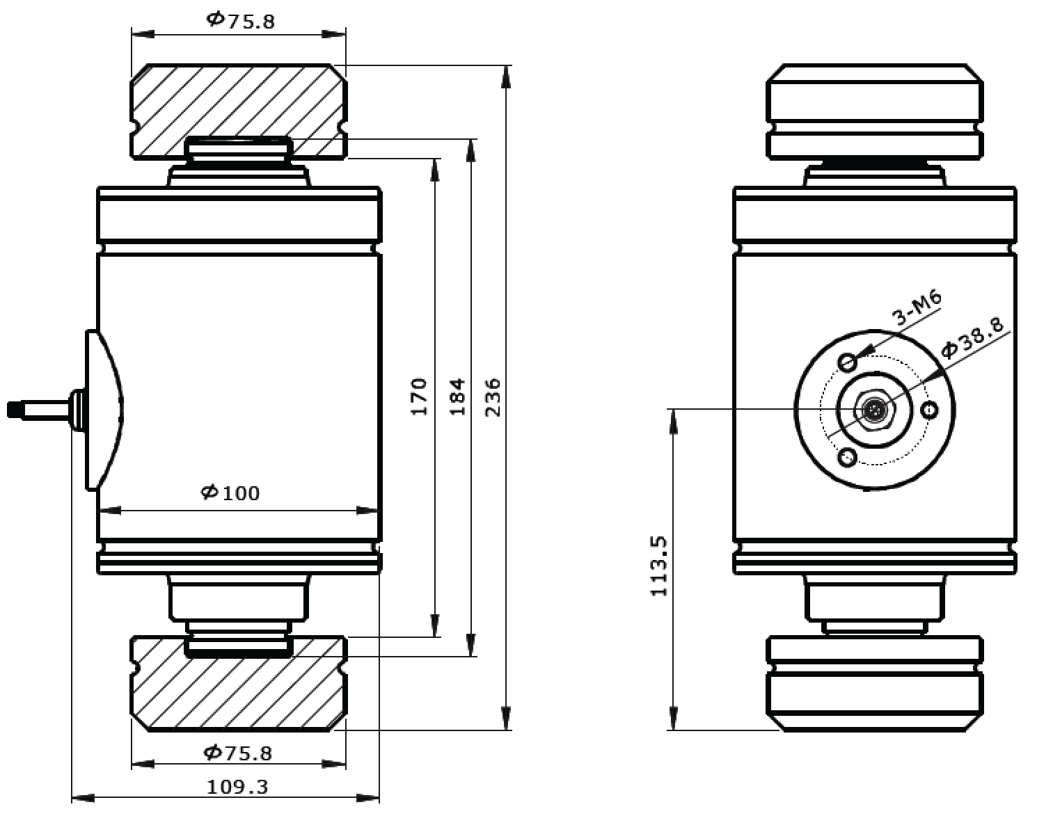 BT302 dimensions