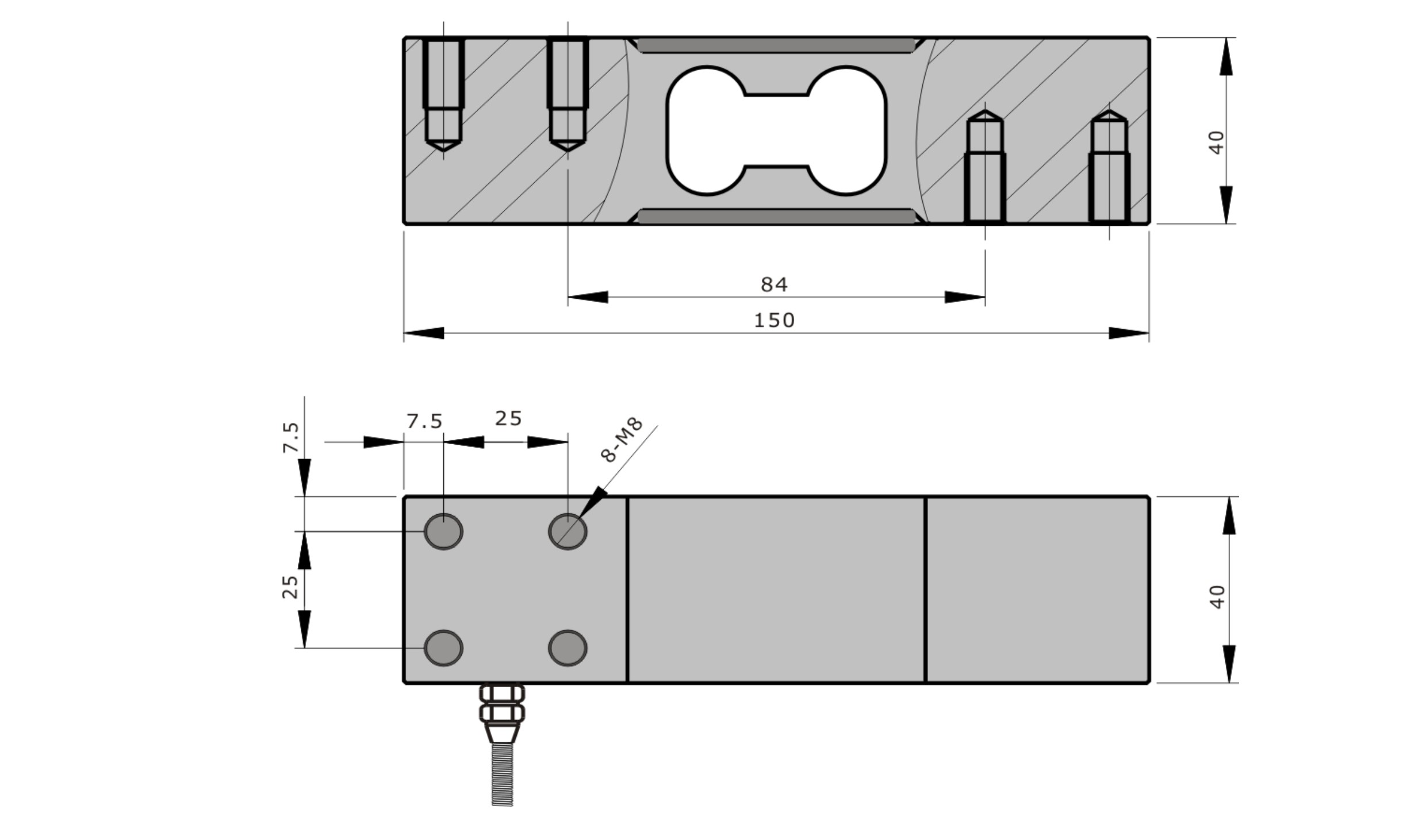 BA642 dimension