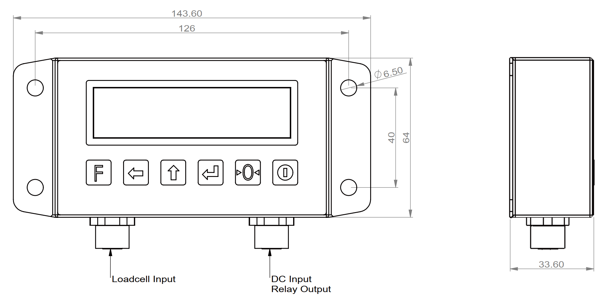 QLT318 dimensions